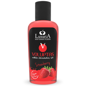 INTIMATELINE LUXURIA - VOLUPTAS EDIBLE MASSAGE GEL WARMING EFFECT - STRAWBERRY 100 ML INTIMATELINE LUXURIA