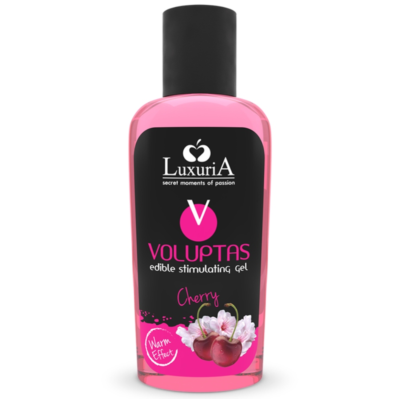 INTIMATELINE LUXURIA - VOLUPTAS ĒDAS MASĀŽAS GELS SILDOŠS EFEKTS - ĶIRSIS 100 ML