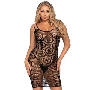 LEG AVENUE – DAISY CROCHET MINIKLEIT ÜHES SUURUS LEG AVENUE KLIDID