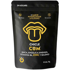 WUG SEX SENSE - AUGMENTATION DE L'ÉJACULATION DE SPERME GOMME ET SEMENCE SAVEUR BANANE 10 UNITÉS - LoveYou.lv