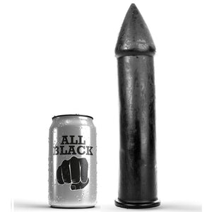 KAIKKI MUSTA - DILDO 24 CM KAIKKI MUSTA