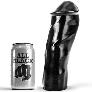 ALL BLACK - DILDO REALISTIC 20 CM KAIKKI MUSTA