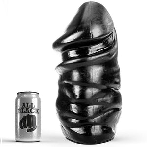 ALL BLACK - PENE ANAL 33 CM ALL BLACK