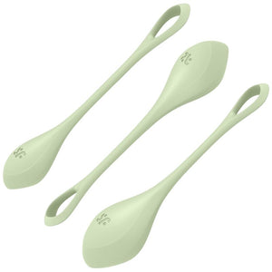 SATISFYER – YONI POWER 2 TREENINGUKOMPLEKT ROHELINE SATISFYER BALLS
