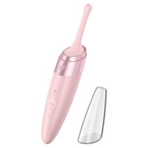 SATISFYER - TWIRLING DELIGHT WIBRATOR łechtaczki RÓŻOWY WIBRATOR SATISFYER
