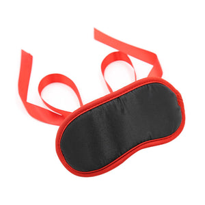 OHMAMA - MASQUES OHMAMA NOIR FETISH BORDS ROUGES