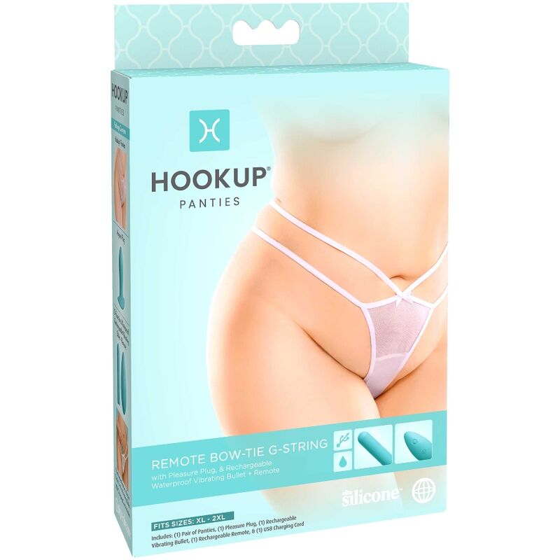 HOOK UP BIKSES — tālvadības tauriņš G-STRING, IZMĒRS XL/XXL