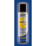 PJUR Analyse Me Comfort water anal glide with hyaluronic acid for enhanced lubrication, suitable for anal sex, 2ml bottle.
