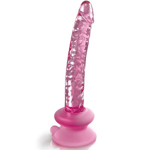 ICICLES - N. 86 GLASS DILDO WITH SUCTION CUP ICICLES