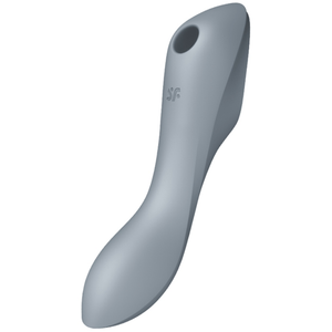SATISFYER - CURVY TRINITY 3 AIR PULSE VIBRATOR GREY SATISFYER AIR PULSE