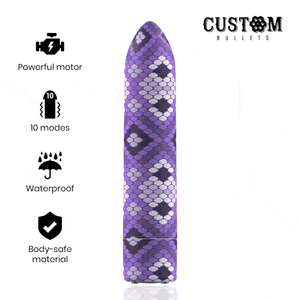 BALLES PERSONNALISÉES - BALLE MAGNÉTIQUE RECHARGEABLE VIOLET 10 INTENSITÉS BALLES PERSONNALISÉES