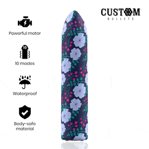 CUSTOM BULLETS - SPRING MAGNETIC BULLET 10 INTENSITIES CUSTOM BULLETS