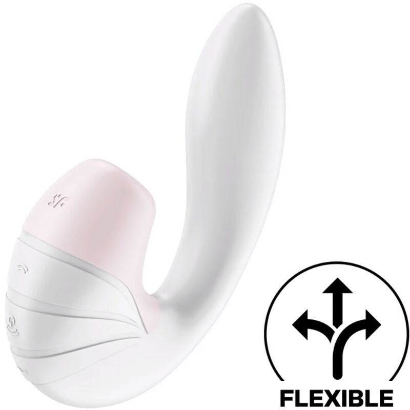 SATISFYER - SUPERNOVA AIR PULSE СТИМУЛЯТОР И ВИБРАЦИЯ БЕЛЫЙ
