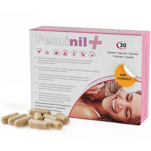 500 COSMÉTIQUES - FEMINIL+ AMÉLIORATION DE LA LIBIDO SEXUELLE FÉMININE - 30 CAPSULES - LoveYou.lv