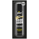 PJUR Back Door Anal Relaxing Gel 1.5ml - Silicone-based with jojoba for enhanced, relaxing lubrication in intimate settings.