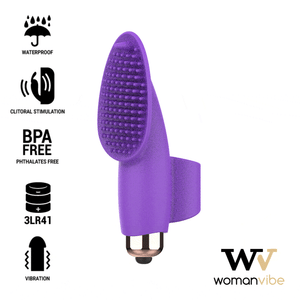 WOMANVIBE - AISHA SILIKON-STIMULATOR FINGER WOMANVIBE