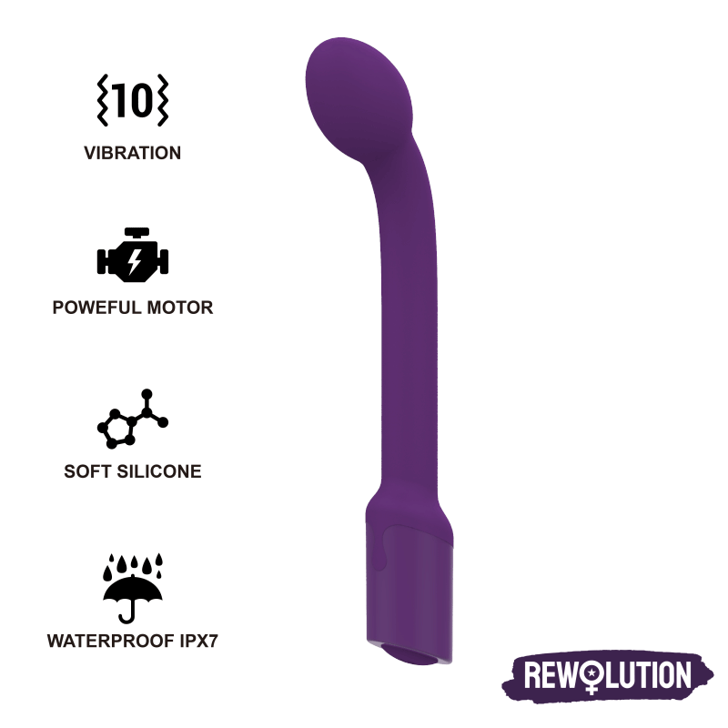 REWOLUTION — REWOFLEX Elastīgs G PUNKTA STIMULĀTORA VIBRATORS
