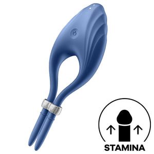 SATISFYER - DUELIST RING VIBRATOR BLUE SATISFYER RING