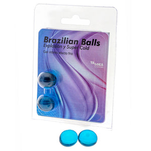TALOKA - 2 BRAZILIAN BALLS COLD EFFECT EXCITING GEL TALOKA