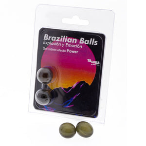 TOLOKA - 2 BALLES BRÉSILIENNES POWER EFFET GEL EXCITANT TOLOKA