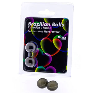 TALOKA - 2 BRAZILIAN BALLS MORE FLAVOUR EFFECT EXCITING GEL TALOKA