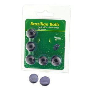 TALOKA - 5 BRAZILIAN BALLS BERRIES INTIMATE GEL TALOKA
