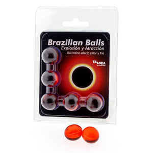 TALOKA - 5 BRAZILIAN BALLS HOT & COLD EFFECT EXCITING GEL TALOKA