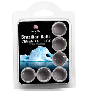 SECRET PLAY SET 6 BRASILIANISCHE KUGELN EISBERG-EFFEKT SECRETPLAY COSMETIC