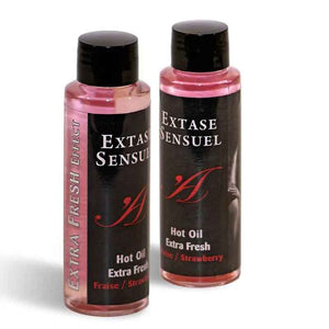 EXTASE SENSUELLE - HUILE DE MASSAGE EFFET FRAISE EXTRA FRAÎCHE 100 ML - LoveYou.lv
