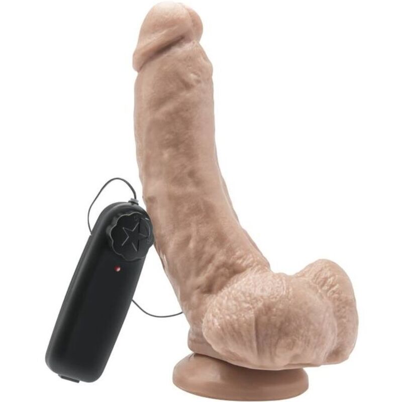 GET REAL — DILDO 20,5 CM AR Bumbu VIBRATORA ĀDU