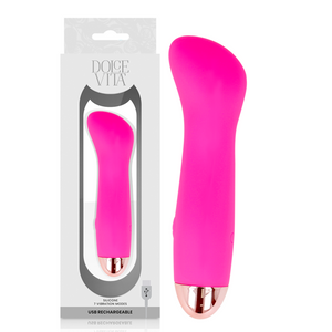 DOLCE VITA - RECHARGEABLE VIBRATOR ONE PINK 7 SPEED DOLCE VITA