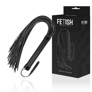 FETISH SUBMISSIVE - VEGAN LEATHER WHIP FETISH SUBMISSIVE BONDAGE