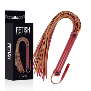 FETISH SUBMISSIVE DARK ROOM - Peitsche aus veganem Leder FETISH SUBMISSIVE DARK ROOM