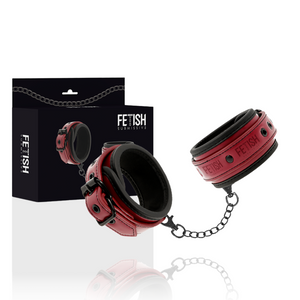 FETISH SUBMISSIVE DARK ROOM - VEGAANINEN NAHKAINEN KÄSIRAHAT NEOPREENIN VUORILLA FETISH SUBMISSIVE DARK ROOM