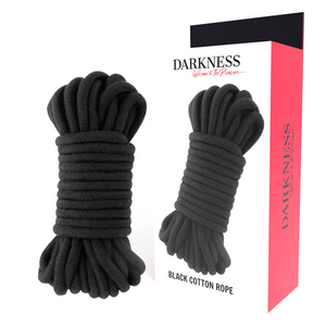 DARKNESS - JAPANISCHES SEIL 20 M SCHWARZ DARKNESS BONDAGE
