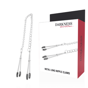 DARKNESS - ADJUSTABLE METAL NIPPLE Clamps DARKNESS SENSATIONS