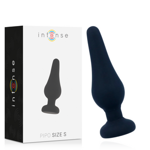 INTENSE – ANAL PIPO PIPO S MUSTA SILIKOON 9,8 CM INTENSE ANAL MÄNGUASJAD