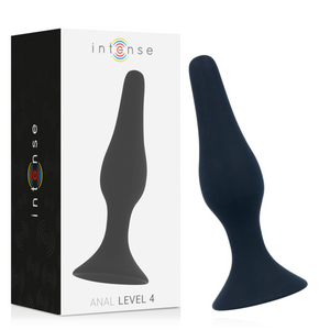 INTENSE - ANAL LEVEL 4 15.5CM BLACK INTENSE ANAL TOYS