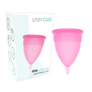 STERCUP - FDA SILICONE MENSTRUAL CUP PINK - SIZE L STERCUP