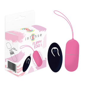 INTENSE - FLIPPY I VIBRATING EGG WITH REMOTE CONTROL PINK INTENSE COUPLES TOYS