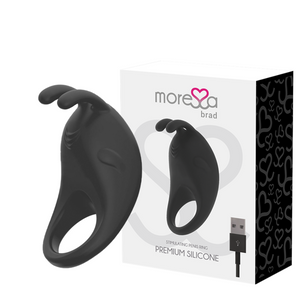 MORESSA - BRAD PREMIUM SILICONE RECHARGEABLE BLACK MORESSA