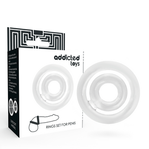 ADDICTED TOYS - POTENZ- C-RING PENIS CLEAR ADDICTED TOYS