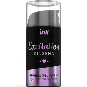 INTT Gel d'excitation d'excitation pour elle avec du ginseng, améliorant la sensibilité et la libido, dans une bouteille élégante.