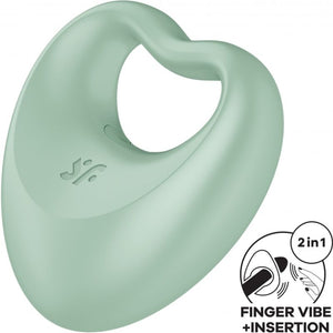 SATISFYER - PERFECT PAIR 3 GREEN SATISFYER VIBRATOR