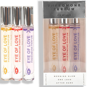 EYE OF LOVE - EOL PHR PARFUM 10 ML SET/3 - MORNING GLOW, ONE LOVE, AFTER DARK EYE OF LOVE