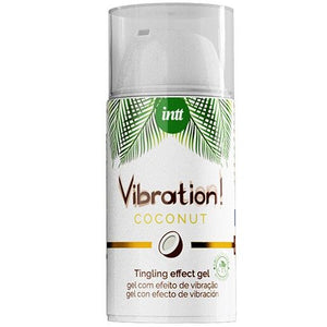 INTT Vegan Vibration Coconut Gel - Tehokas stimuloiva nestemäinen vibraattori kookosmakulla