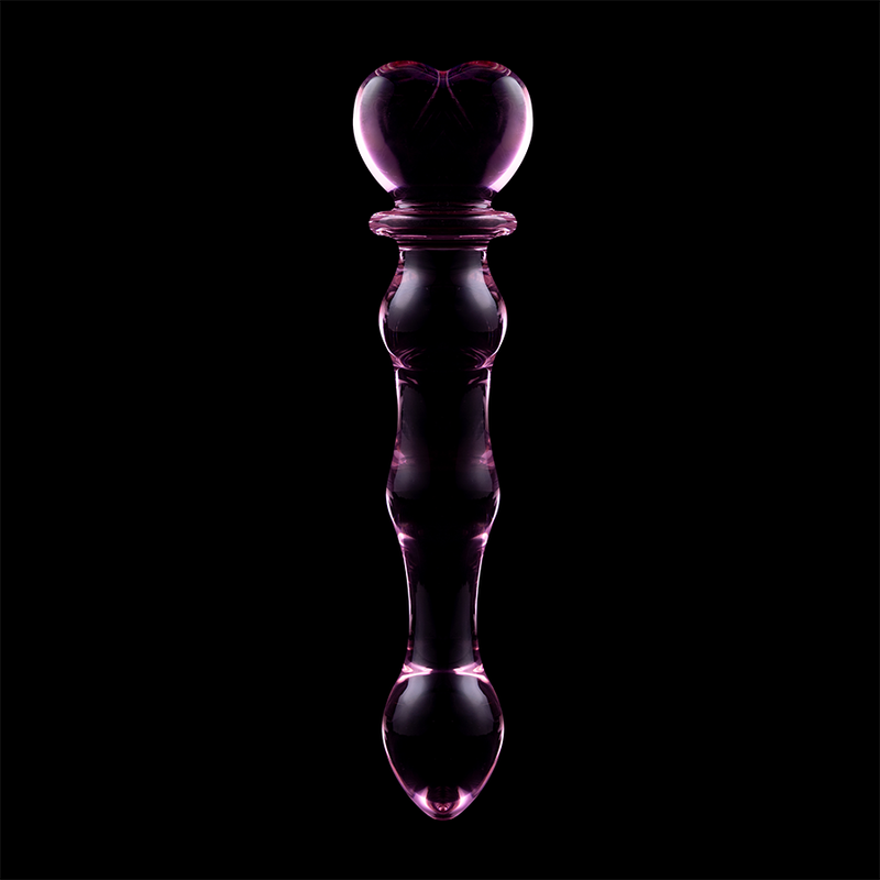 IBIZA SĒRIJA NEBULA - MODELIS 21 DILDO BOROSILIKĀTA STIKLS CLEAR 20,5 CM -O- 3,5 CM