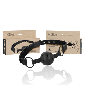 INTENSE - FETISH VEGAN LEATHER BALL GAG INTENSE FETISH
