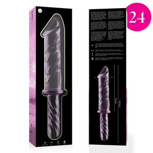 IBIZA NEBULA-SARJA - MALLI 24 DILDO BOROSILIKAATTILASI KIRKKAA 28,5 CM -O- 5 CM NEBULA-SARJA, IBIZA