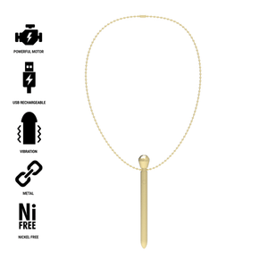 IBIZA - CLIT POCKET STIMULAATTORI KAULAKORU USB-LATURI 12 TÄRINÄTILAa GOLDEN 12,2 X 1,5 IBIZA TEKNOLOGIA